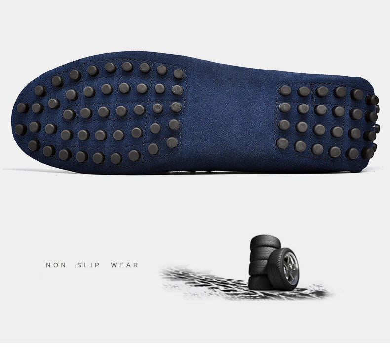 High Quality Leather Loafers Men Casual Shoes Male Driving Shoes Moccasins Slip On Men's Flats Fashion Men Shoes Size 38-49