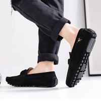 British Style Fashionable Red High-end Banquet Dress Shoes Men's Commuting Driving Work Loafer for Men's Anti Slip Shoes