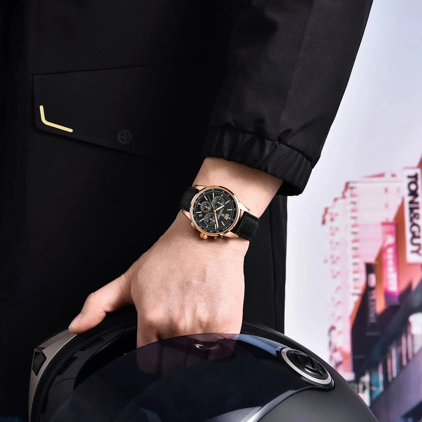 Pagani Design VK63 Fashion Men's Quartz Watches 41MM Top Sapphire Waterproof Sport 10 Bar Watch for men reloj hombre