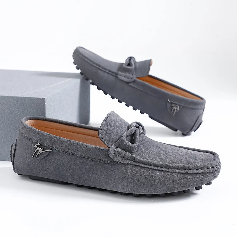 British Style Fashionable Red High-end Banquet Dress Shoes Men's Commuting Driving Work Loafer for Men's Anti Slip Shoes