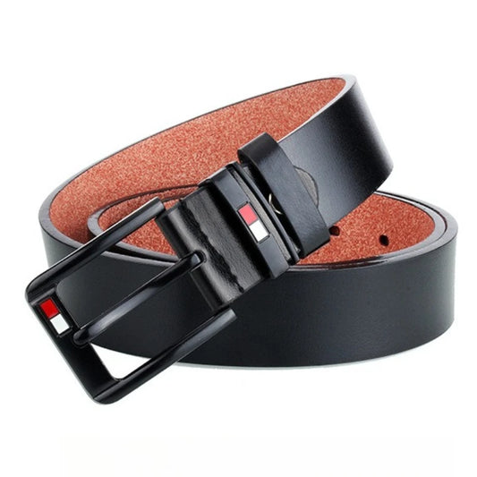 Famous Brand Luxury Designer Belt for Men High Quality Leather Straps Pin Buckle Fancy Vintage Belts for Jeans Leisure Waistband