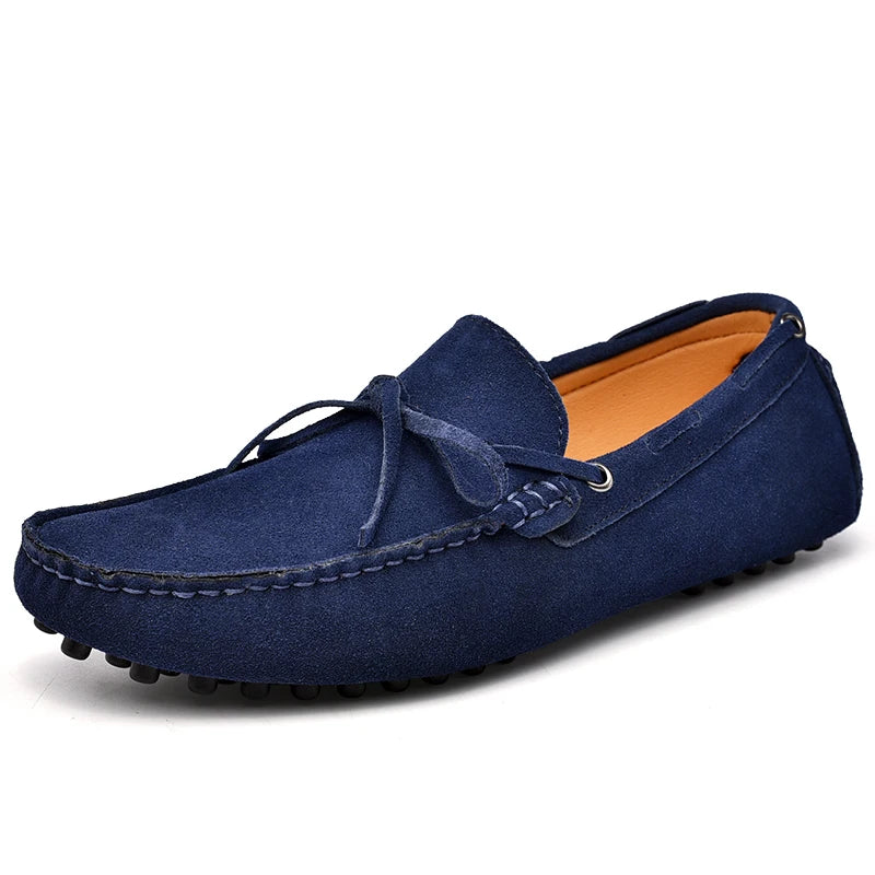 High Quality Leather Loafers Men Casual Shoes Male Driving Shoes Moccasins Slip On Men's Flats Fashion Men Shoes Size 38-49