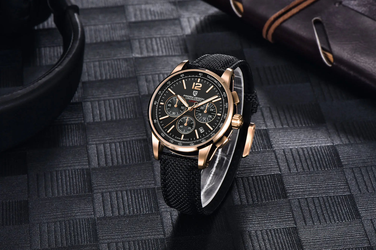 Pagani Design VK63 Fashion Men's Quartz Watches 41MM Top Sapphire Waterproof Sport 10 Bar Watch for men reloj hombre