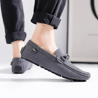 British Style Fashionable Red High-end Banquet Dress Shoes Men's Commuting Driving Work Loafer for Men's Anti Slip Shoes