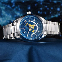 PAGANI DESIGN 2025 New World time GMT Zone Map Men's Watches Automatic Watch For Men NH34A Mechanical Waterproof Wristwatch Men