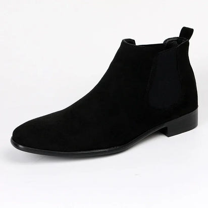 Men's Chelsea Boots Versatile Fashionable Short Boots Small Square Head Designer Shoes Heels Cowgirl Boots
