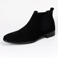 Men's Chelsea Boots Versatile Fashionable Short Boots Small Square Head Designer Shoes Heels Cowgirl Boots