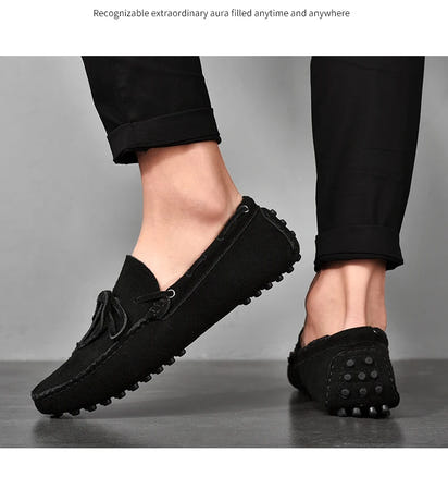 High Quality Leather Loafers Men Casual Shoes Male Driving Shoes Moccasins Slip On Men's Flats Fashion Men Shoes Size 38-49