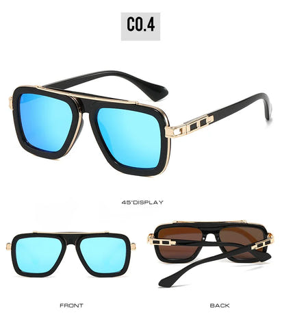 New Square Sunglasses Men Retro Brand Women Shades Female Sun Glasses Vintage Fashion Oculos De Sol Feminino UV400