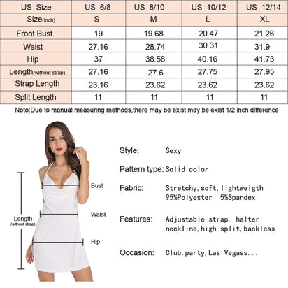 Women's Sexy Home Halter Camisole Dress Summer Spice Girl Dress Y2K Sexy Sleeveless Backless Red Mini Dresses Bodycon Lady Skirt