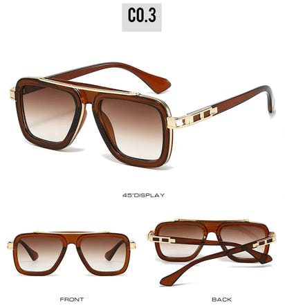 New Square Sunglasses Men Retro Brand Women Shades Female Sun Glasses Vintage Fashion Oculos De Sol Feminino UV400