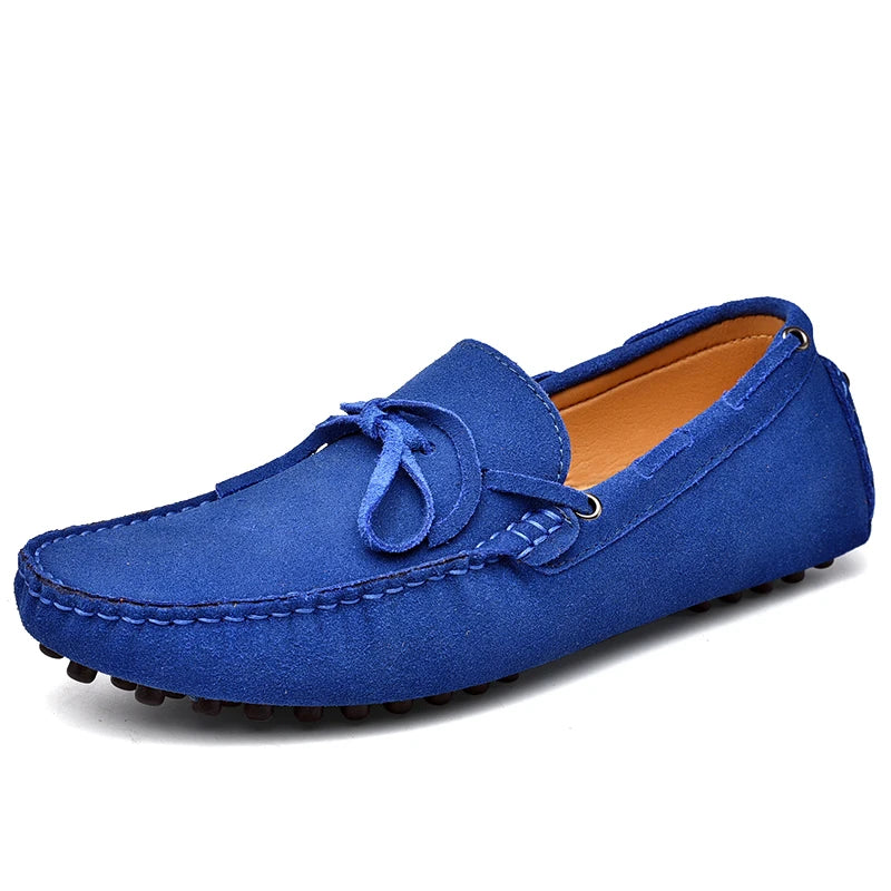 High Quality Leather Loafers Men Casual Shoes Male Driving Shoes Moccasins Slip On Men's Flats Fashion Men Shoes Size 38-49