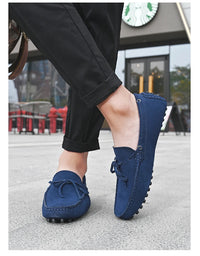 High Quality Leather Loafers Men Casual Shoes Male Driving Shoes Moccasins Slip On Men's Flats Fashion Men Shoes Size 38-49