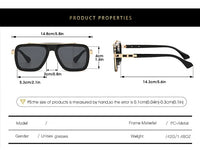 New Square Sunglasses Men Retro Brand Women Shades Female Sun Glasses Vintage Fashion Oculos De Sol Feminino UV400